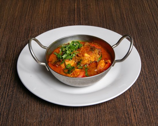 Fresh Bengali Fish Curry in rich mustard and tomato gravy