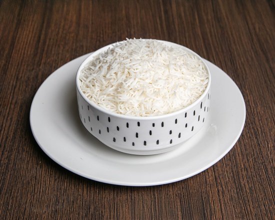Fluffy steamed Basmati plain rice